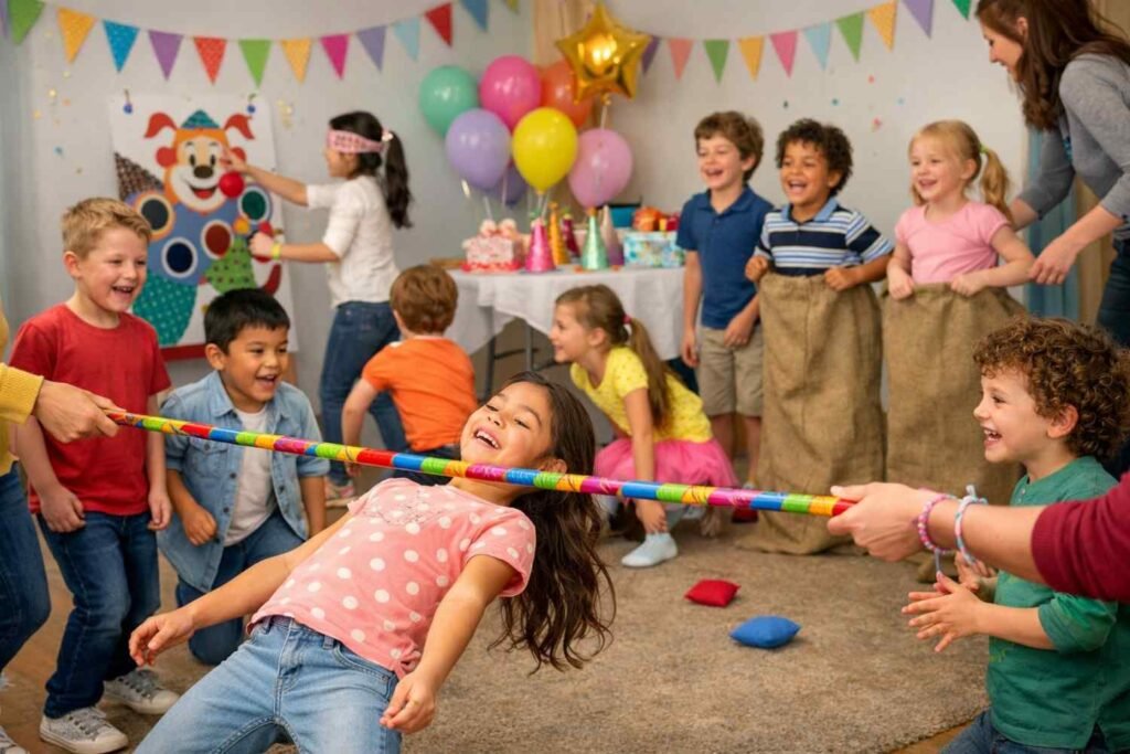 Birthday Party Games for Kids Indoors
